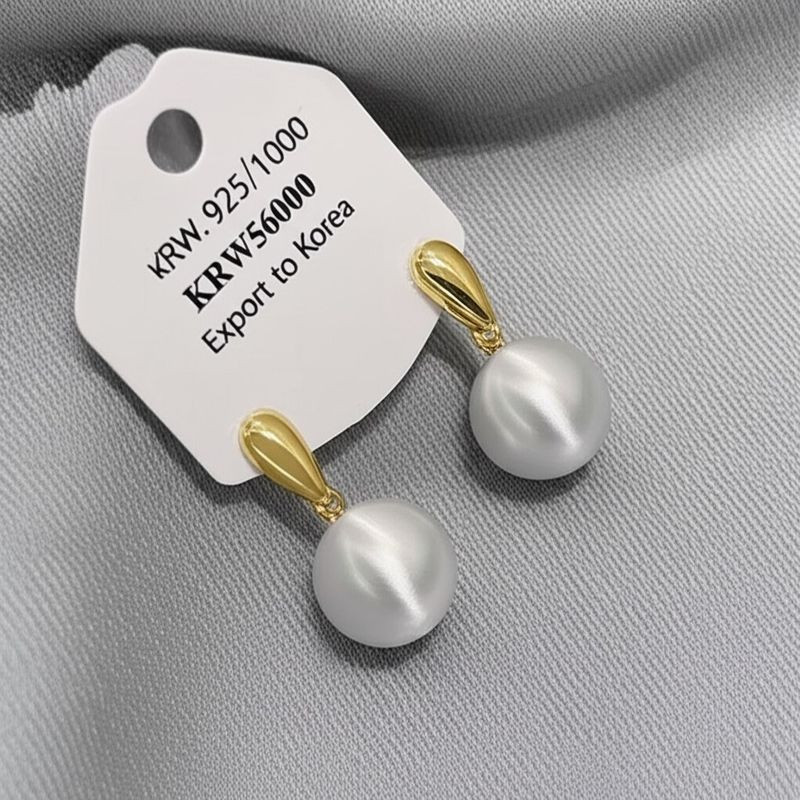 Серьги-гвоздики ювелирный сплав 1J11815CJJ Серьги-гвоздики ювелирный сплав 1J11815CJJ