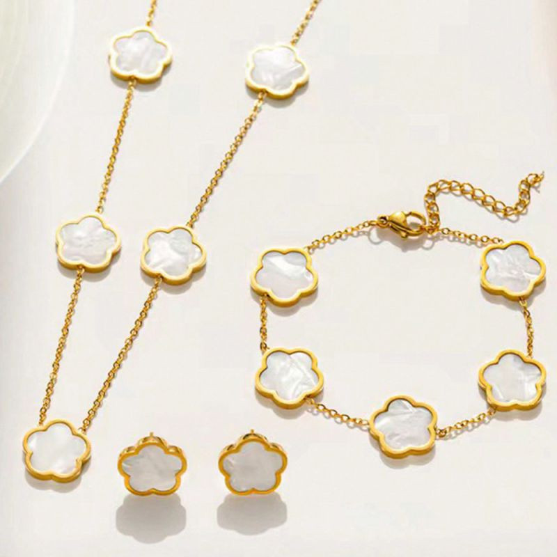 Стальной комплект бижутерии CJR70459 Стальной комплект бижутерии CJR70459