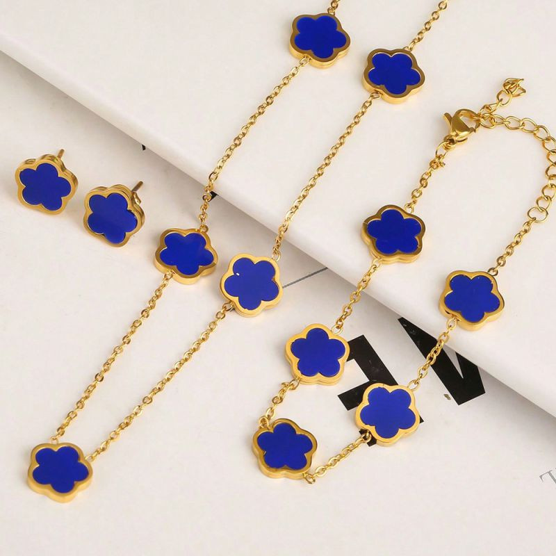 Стальной комплект бижутерии CJR70459 Стальной комплект бижутерии CJR70459