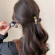 Краб из смолы круглый со стразами золотой CJT59610