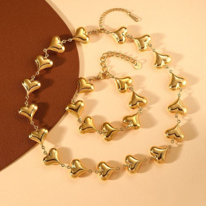 Стальной комплект бижутерии CJP52757