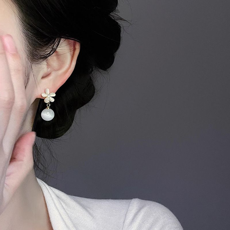 Серьги-гвоздики ювелирный сплав с серебряным гвоздиком 1J11941CJJ