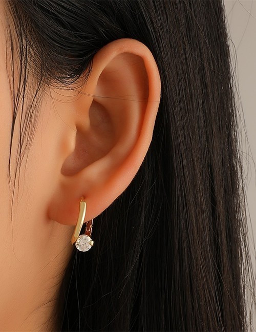 Серьги-конго «Сияющая капля» DNS31782 Серьги-конго «Сияющая капля» DNS31782