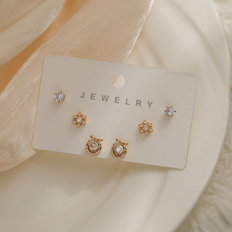 Ювелирный комплект серег CJH85129 Ювелирный комплект серег CJH85129