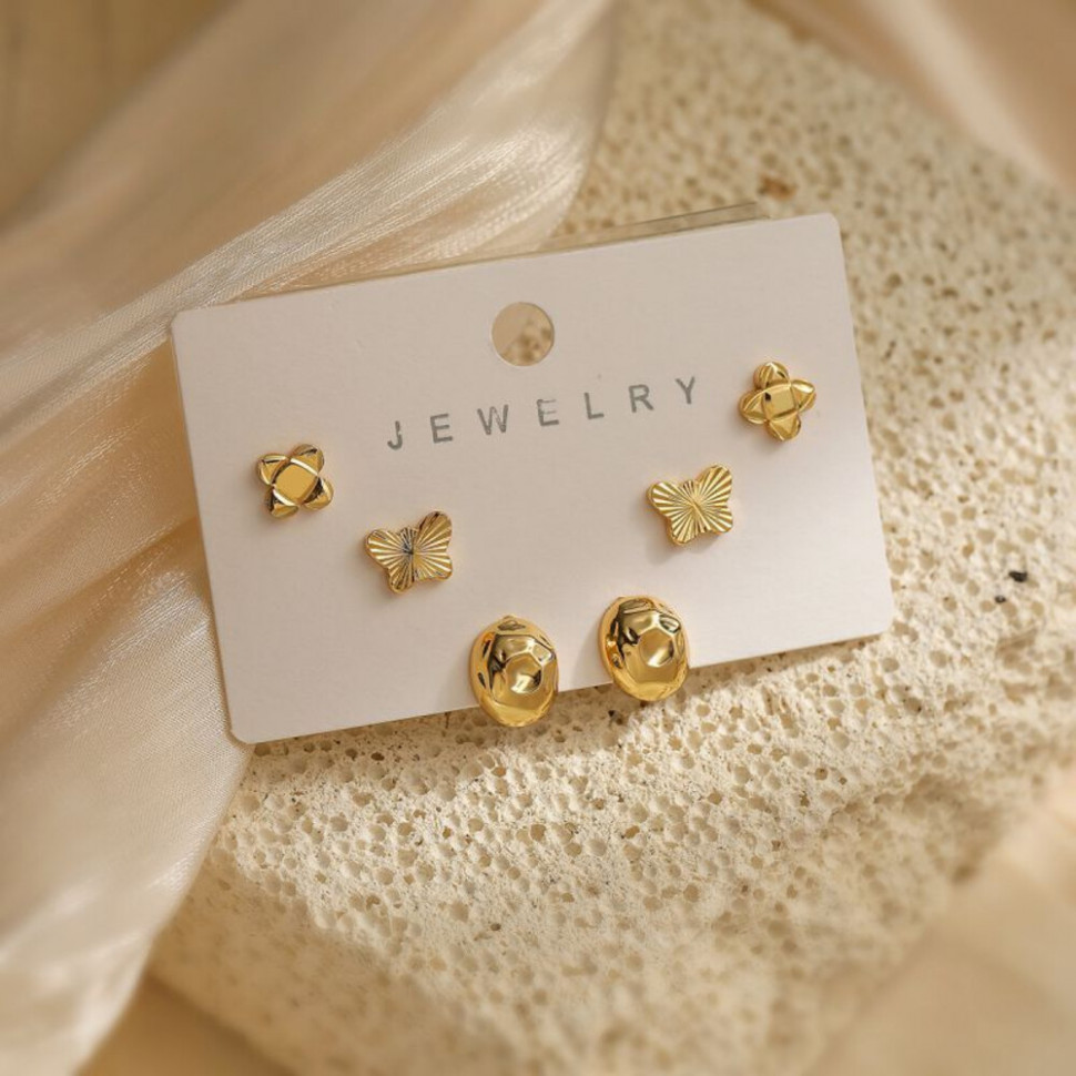 Ювелирный комплект серег CJH85129 Ювелирный комплект серег CJH85129