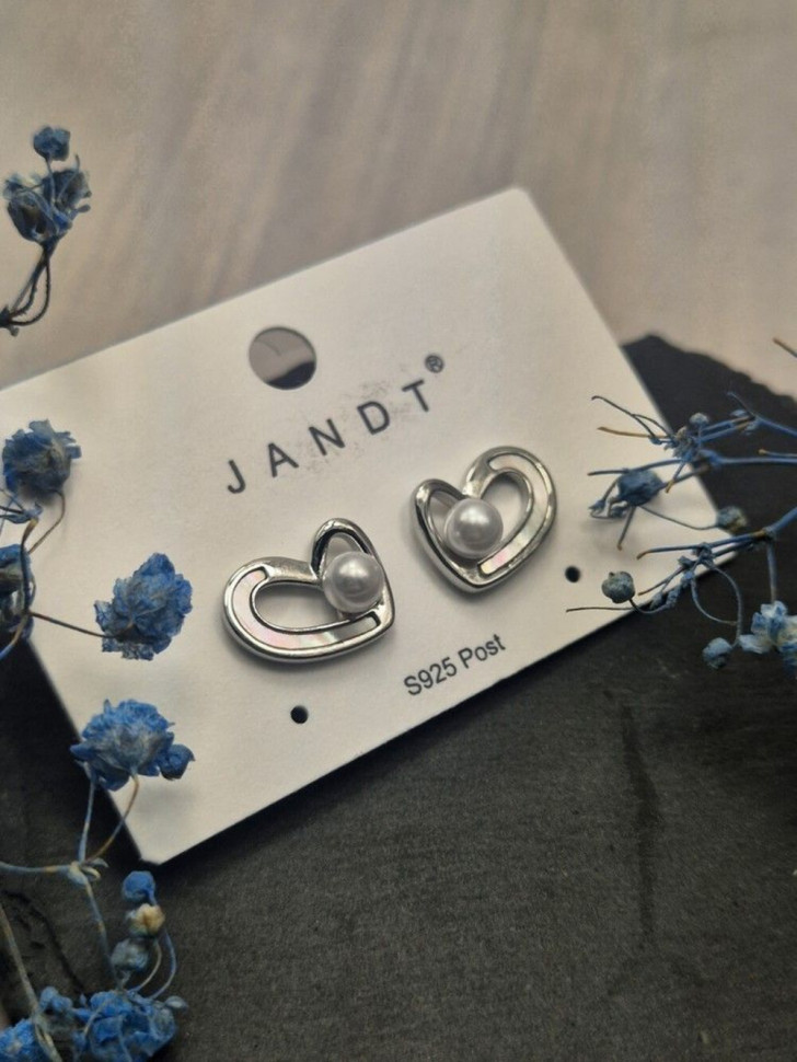 Серьги медь с напылением платиной J10717CJJ Серьги медь с напылением платиной J10717CJJ