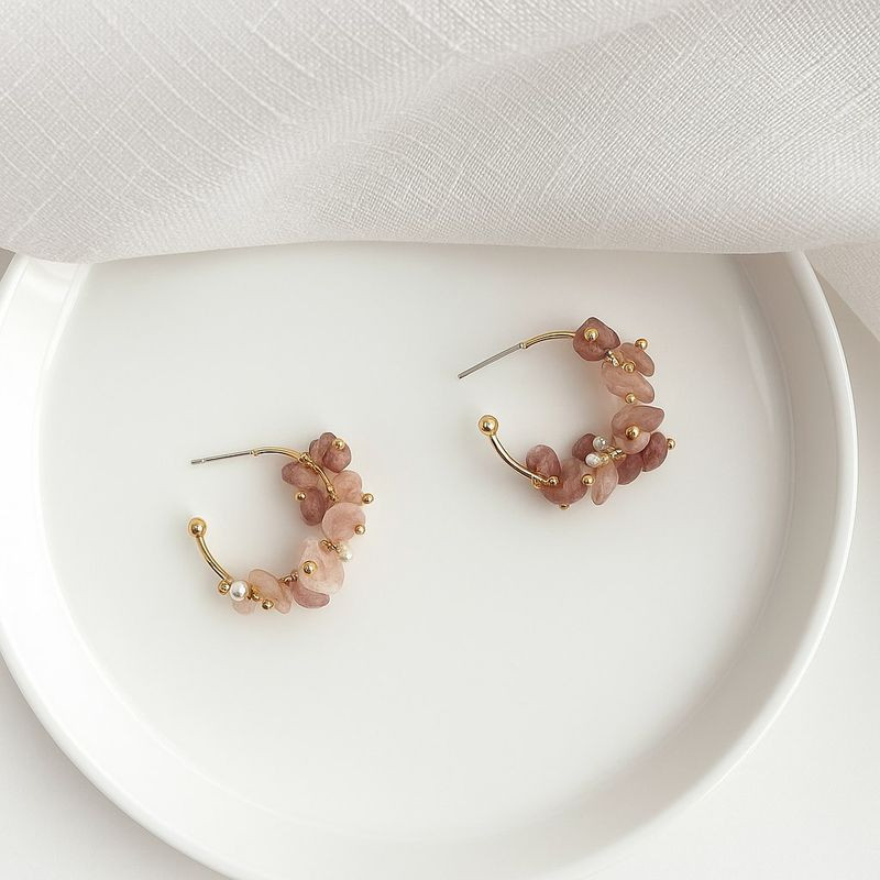 Серьги ювелирный сплав с серебряным гвоздиком J10452CJJ Серьги ювелирный сплав с серебряным гвоздиком J10452CJJ