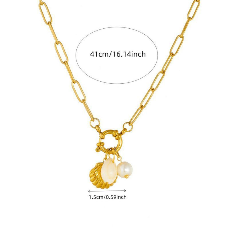 Колье из стали CJP55852 Колье из стали CJP55852