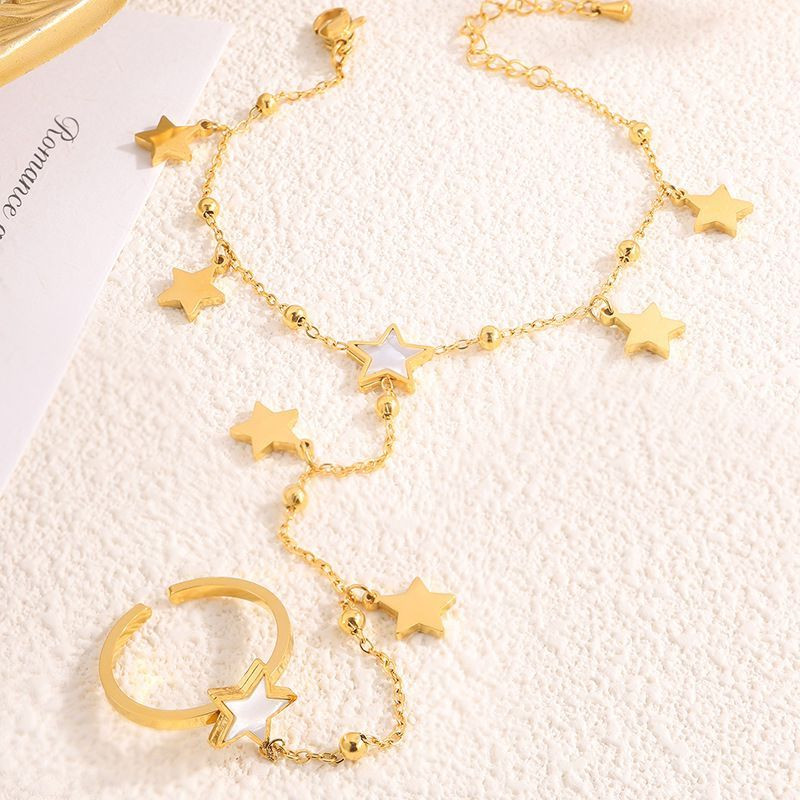 Браслет слейв звездное небо с сияющими вставками CJH59746