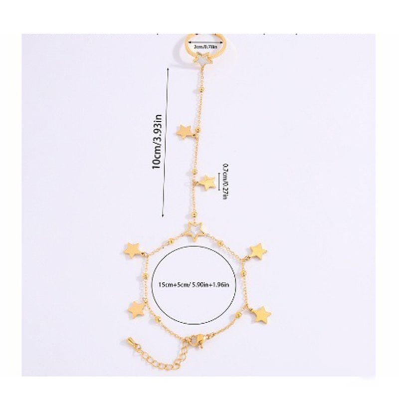 Браслет слейв звездное небо с сияющими вставками CJH59746