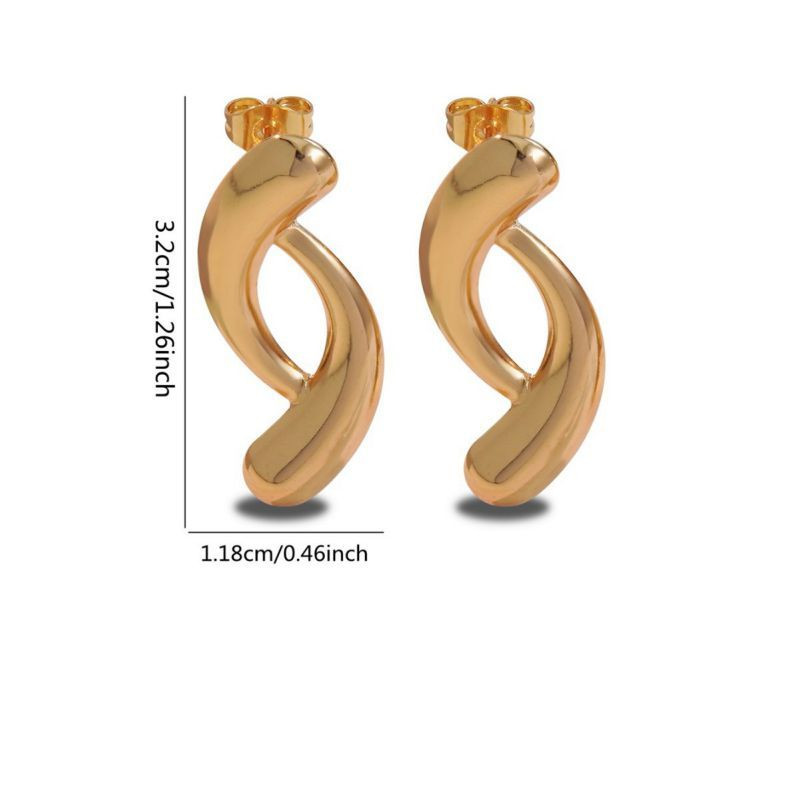 Серьги сталь CJQ34312 Серьги сталь CJQ34312