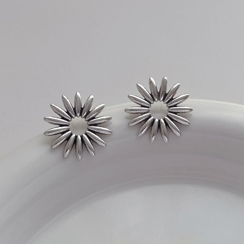 Серьги-пусеты «Подсолнухи» N00531