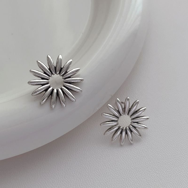 Серьги-пусеты «Подсолнухи» N00531