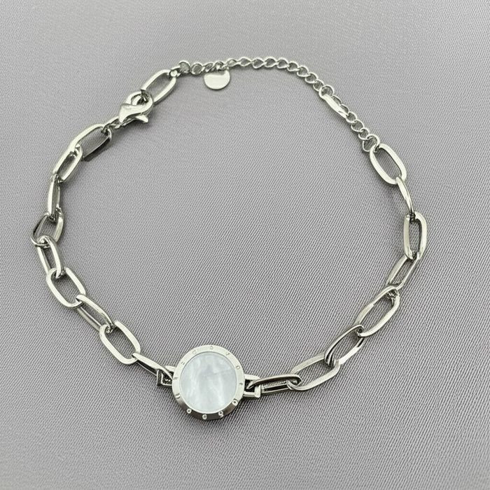 Браслет-цепочка с перламутровым диском J11188CJJ