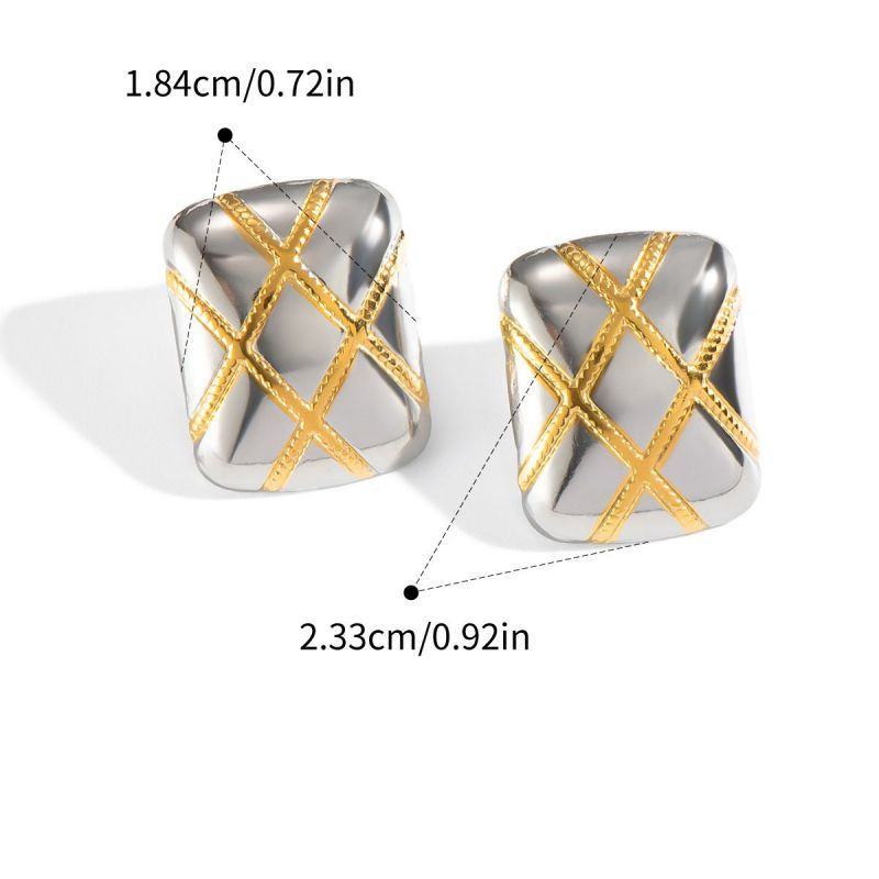 Серьги сталь CJN49621