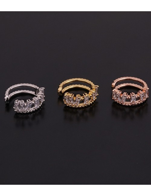 Стальные серьги P13507