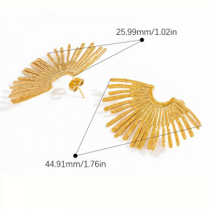 Серьги сталь CJL09664 Серьги сталь CJL09664