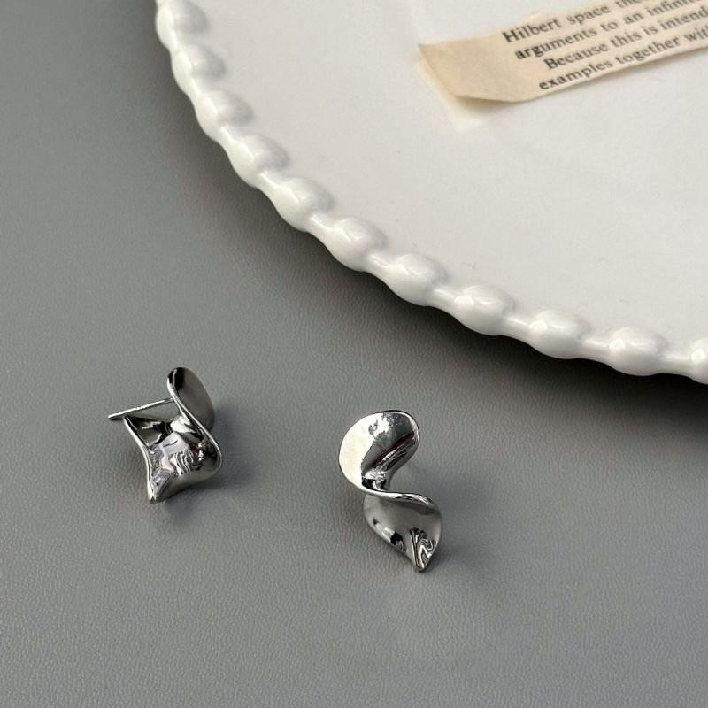 Серьги-пусеты Спирали абстрактные CJD82655