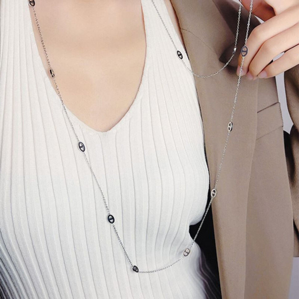 Колье из стали CJH15076 Колье из стали CJH15076