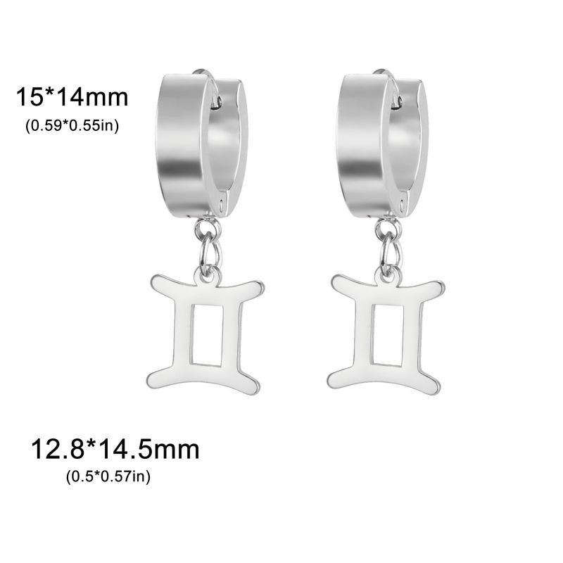 Серьги-пусеты Геометрические символы CJL17234