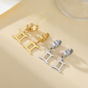 Серьги-пусеты Геометрические символы CJL17234