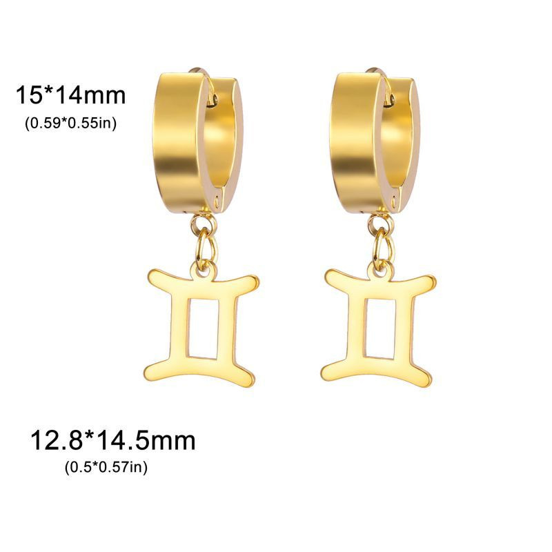 Серьги-пусеты Геометрические символы CJL17234