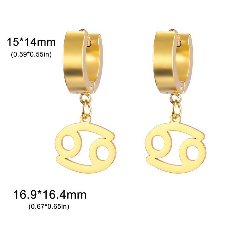 Серьги сталь CJL17234 Серьги сталь CJL17234