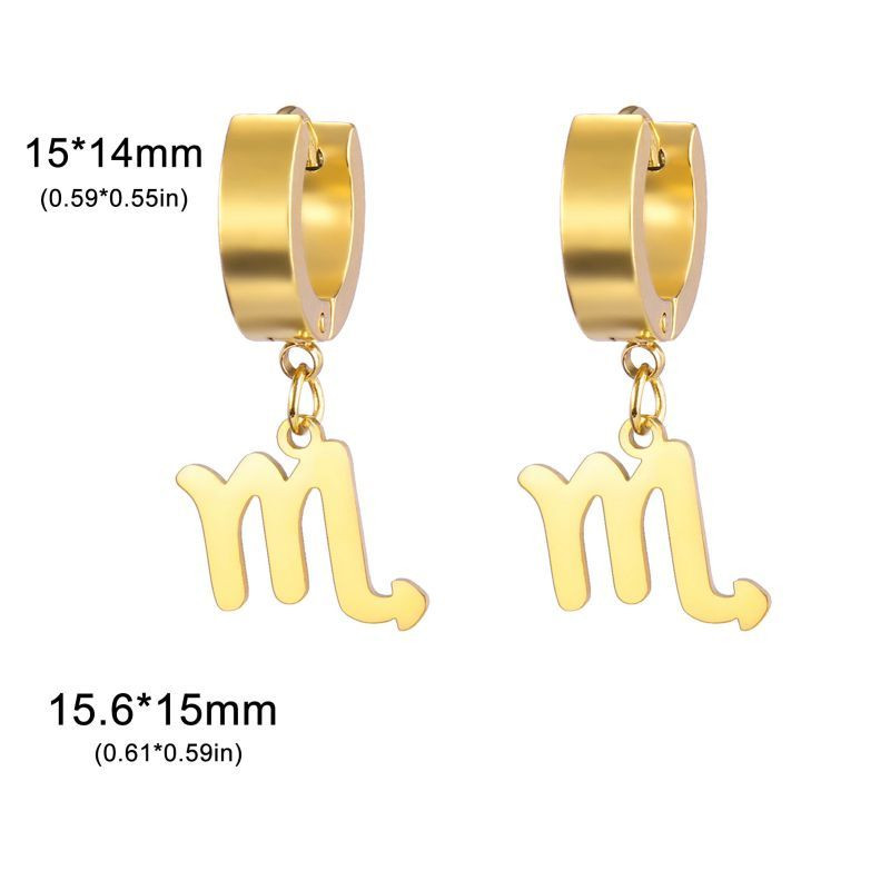 Серьги-пусеты Геометрические символы CJL17234