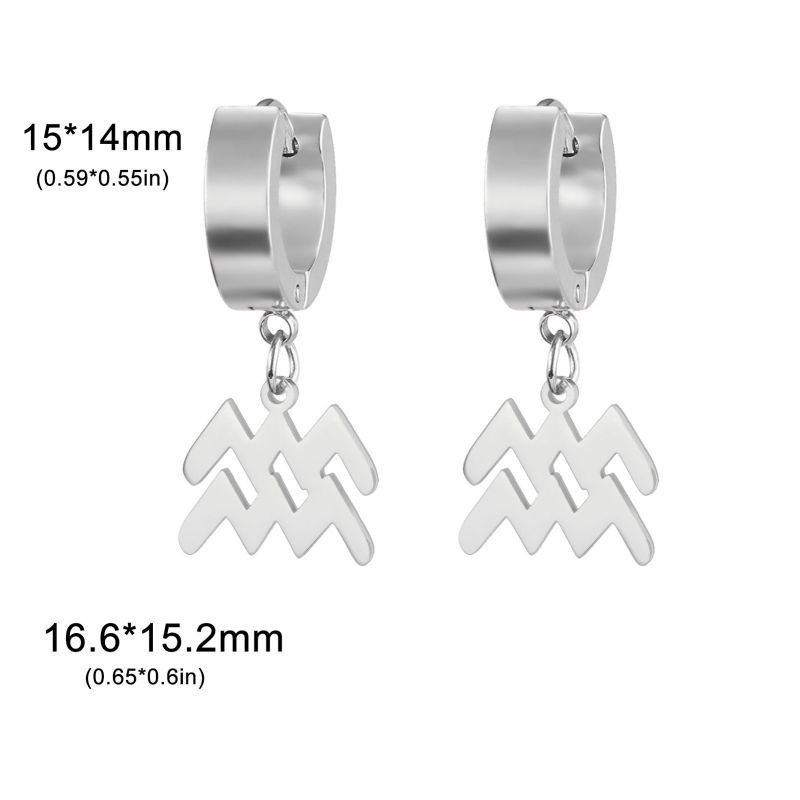 Серьги сталь CJL17234 Серьги сталь CJL17234