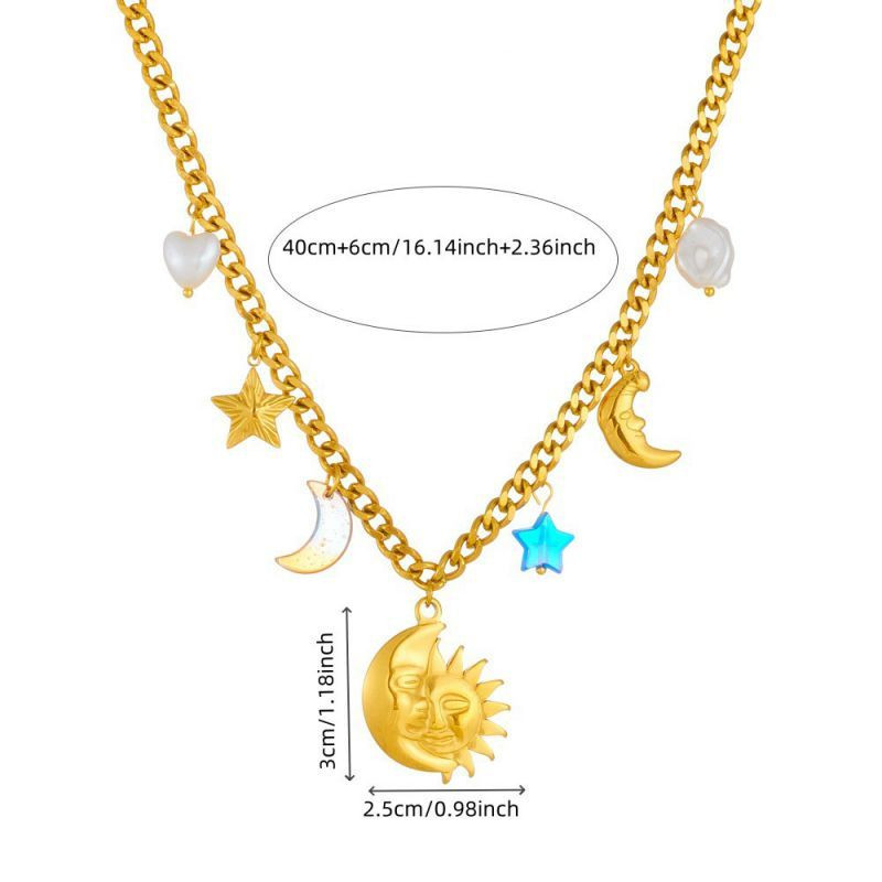 Колье из стали CJP55861