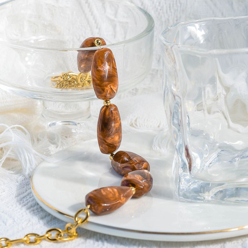 Колье из стали CJP93451