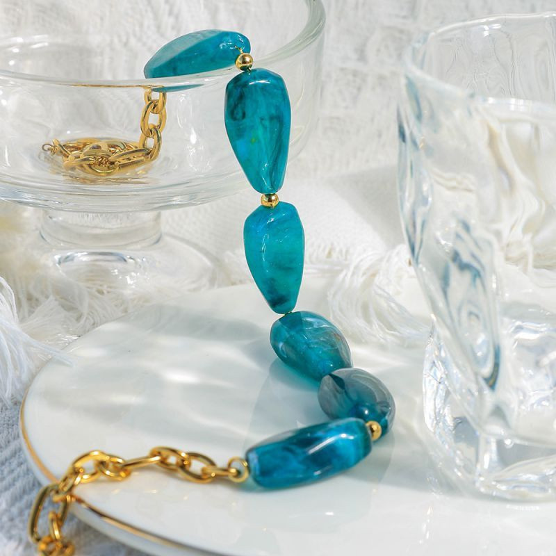 Колье из стали CJP93451