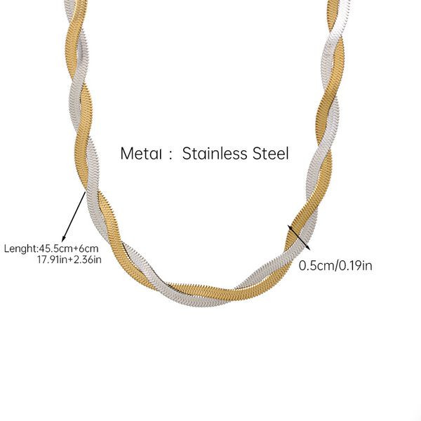 Золотистая цепочка крученого плетения CJL81930 Золотистая цепочка крученого плетения CJL81930