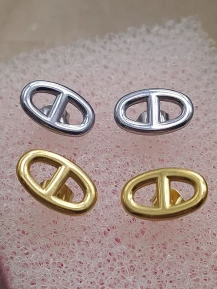 Стальные серьги с напылением золотом кулоном CD J10126CJJ Стальные серьги с напылением золотом кулоном CD J10126CJJ