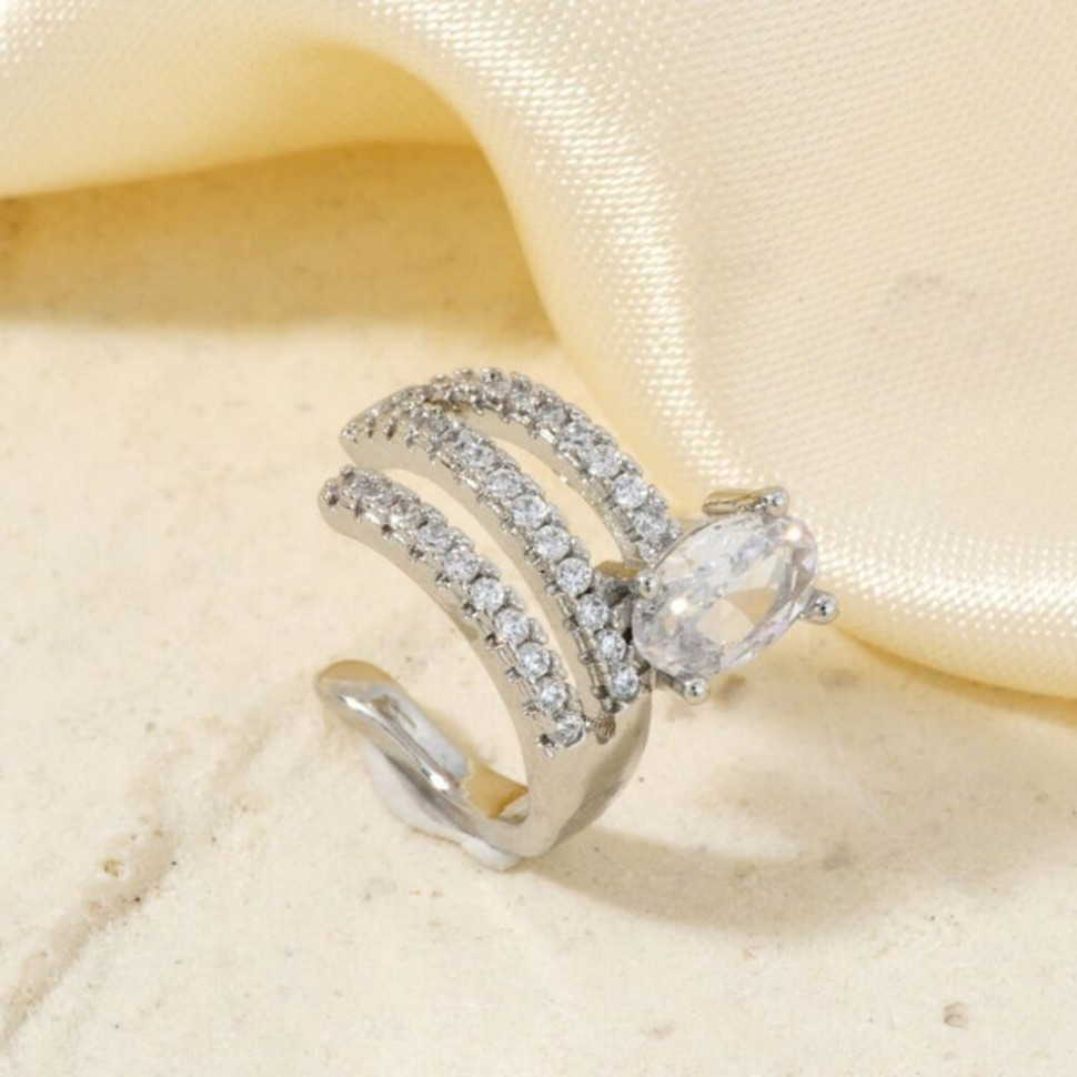 Тройной кафф с овальным кристаллом 1J11405CJJ