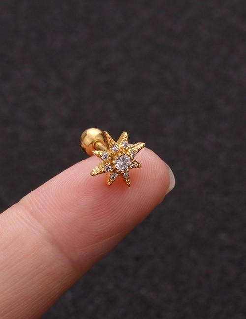 Стальные серьги P37521