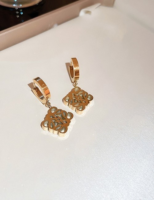 Серьги сталь L14388