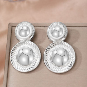 Серьги сталь CJM03902 Серьги сталь CJM03902