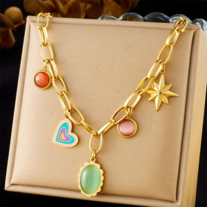 Колье из стали CJP55864 Колье из стали CJP55864