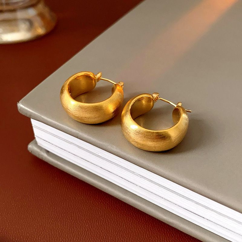 Серьги конго медь напыление золотом 1J12192CJJ Серьги конго медь напыление золотом 1J12192CJJ