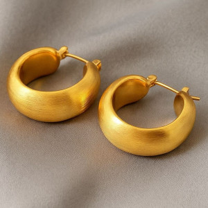 Серьги-хагги массивные 1J12192CJJ