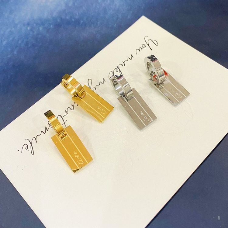 Серьги медицинская сталь с напылением золотом J10887CJJ Серьги медицинская сталь с напылением золотом J10887CJJ