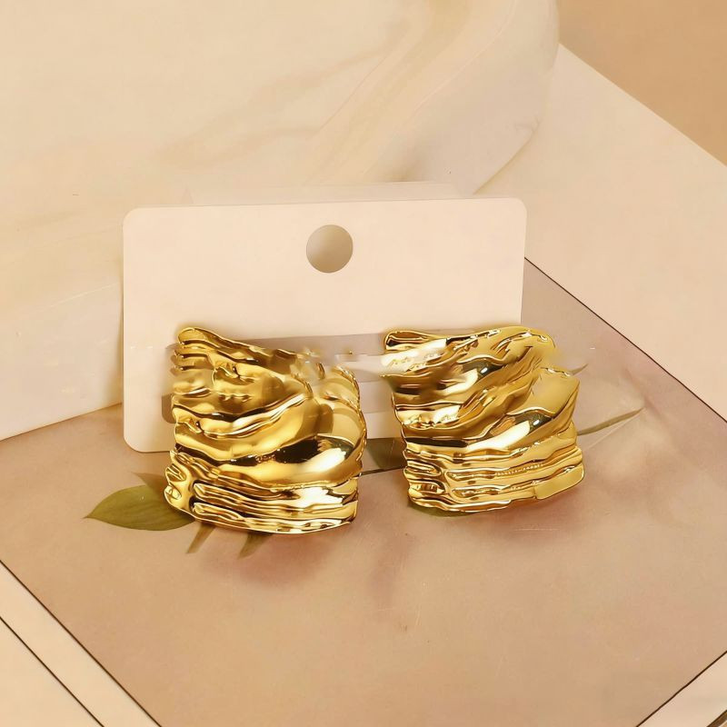 Серьги сталь CJT08143