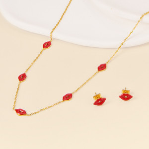 Стальной комплект бижутерии CJR89551