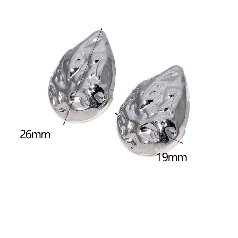 Серьги-пусеты Мятые капли CJR68181