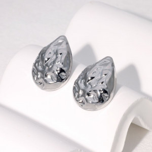 Серьги-пусеты Мятые капли CJR68181