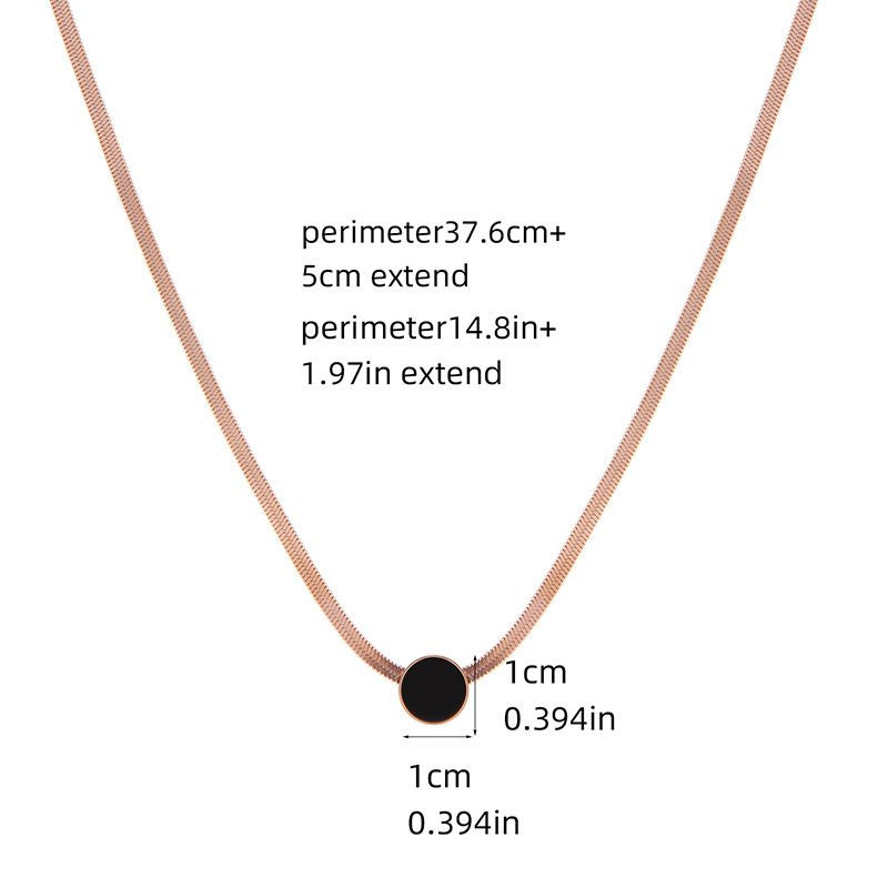 Колье из стали CJS98423