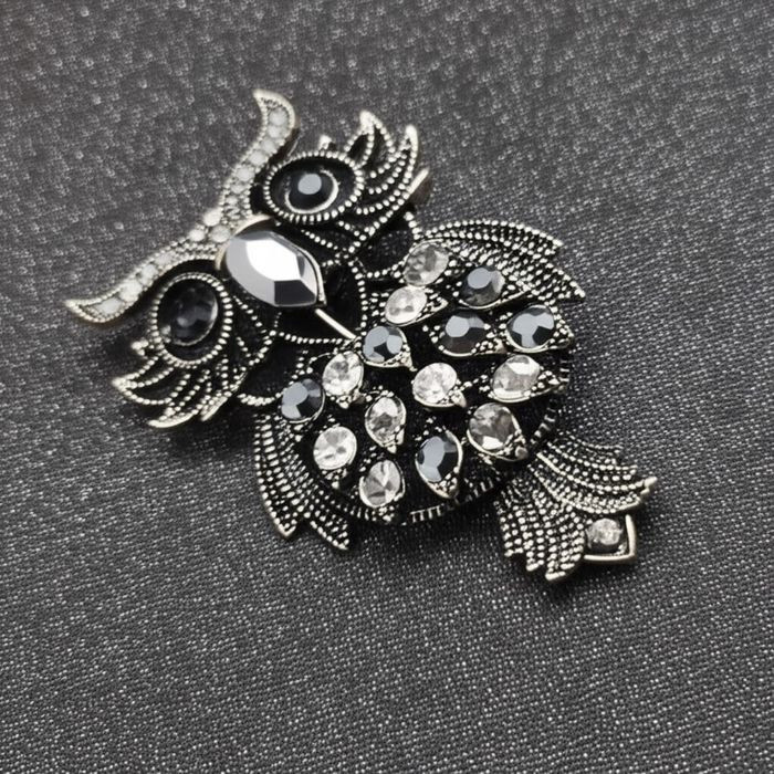 Брошь сова ювелирный сплав J11427CJJ Брошь сова ювелирный сплав J11427CJJ