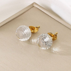 Серьги сталь CJJ17510 Серьги сталь CJJ17510