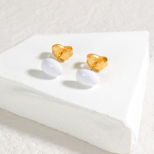 Серьги-пусеты Овалы CJJ26286 Серьги-пусеты Овалы CJJ26286